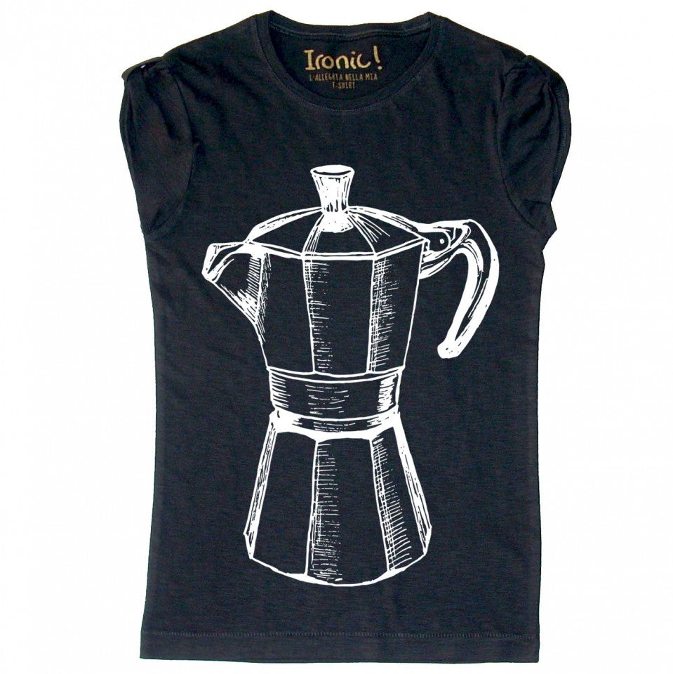 Maglia Donna Black "Moka Old School"