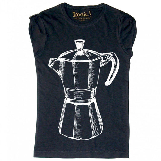 Maglia Donna Black "Moka Old School"