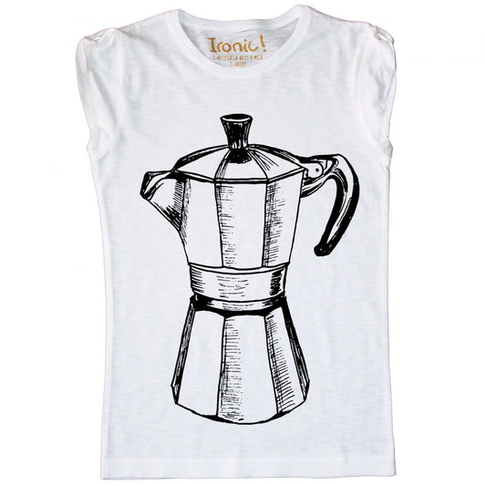 Maglia Donna Black "Moka Old School"