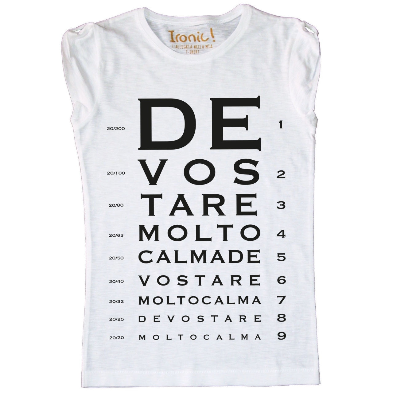 Maglia Donna "Devo stare molto calma"