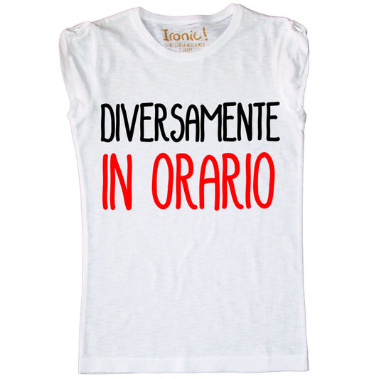 Maglia Donna "Diversamente in orario"