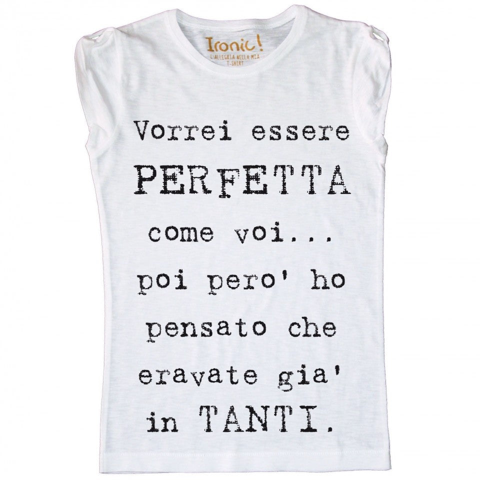 Maglia Donna Essere Perfetto...
