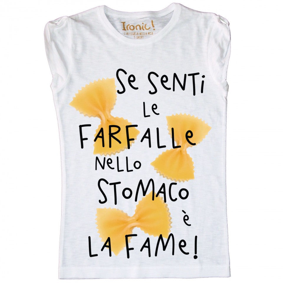 Maglia Donna Farfalle allo stomaco