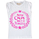 Maglia Donna Keep Calm be a Princess
