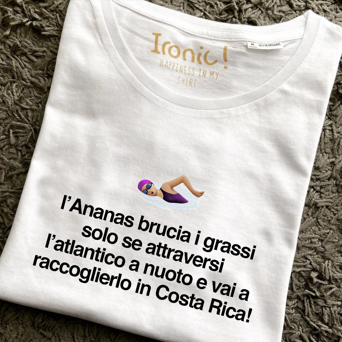 Maglia Donna "l'Ananas brucia i grassi..."