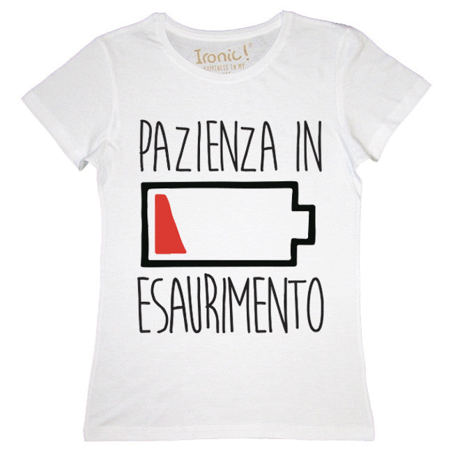 Maglia Donna "Pazienza in esaurimento"