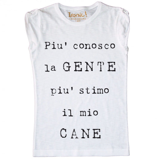 Maglia Donna Più conosco la gente...
