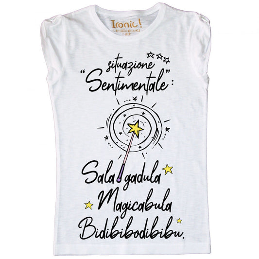 Maglia Donna "Situazione Sentimentale: Salagadula magicabula bidibi bodibi bu"