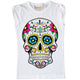 Maglia Donna "Skull Mexican floreal"