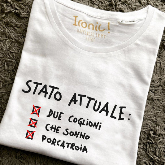 Maglia Donna "Stato attuale"