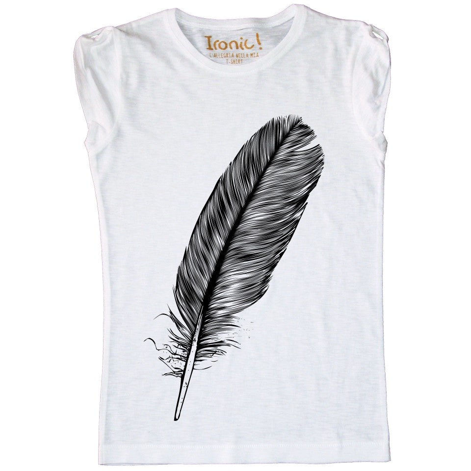 Maglia Donna Tattoo Piuma Old School