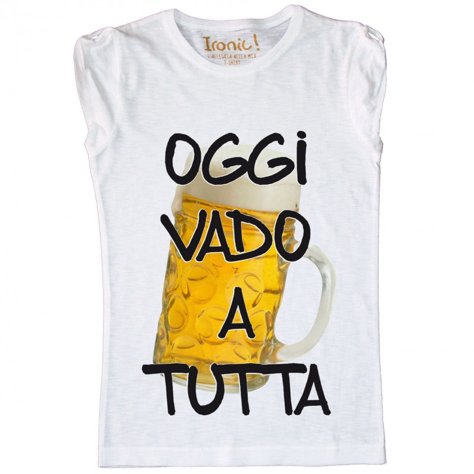 Maglia Donna Vado a tutta Birra