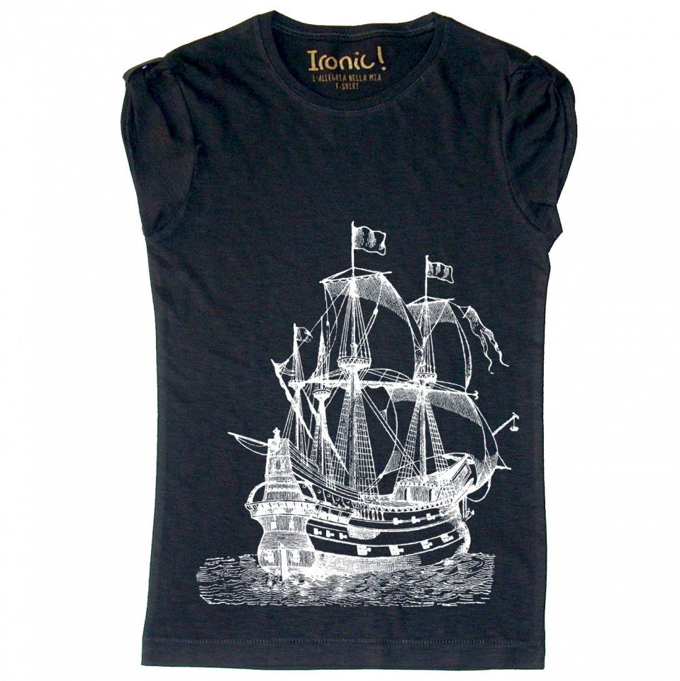 Maglia Donna "Veliero Tattoo Old School"