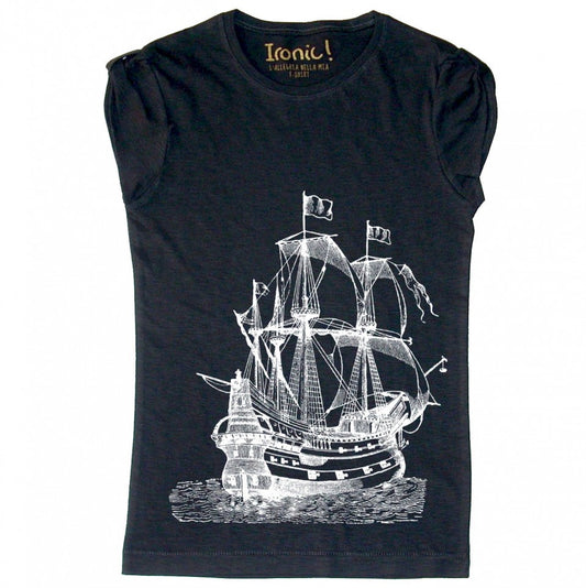 Maglia Donna "Veliero Tattoo Old School"