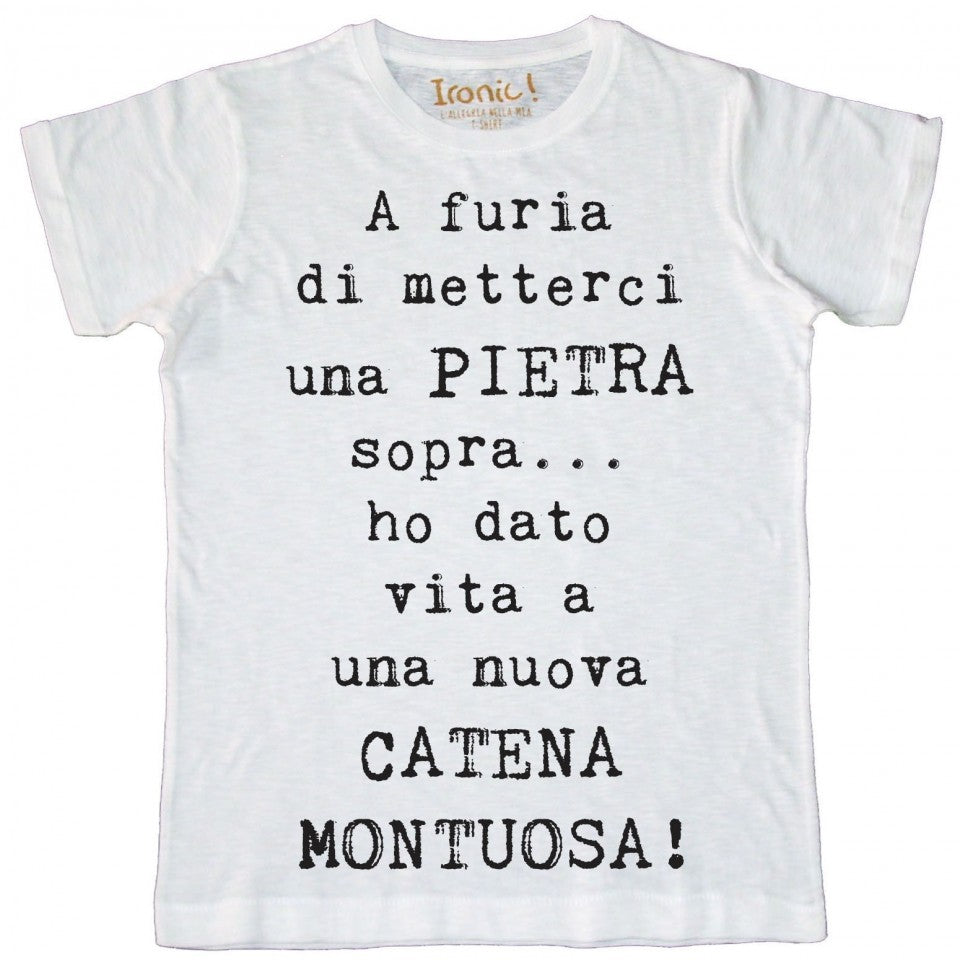 Maglia Uomo "A furia di metterci una pietra sopra..."