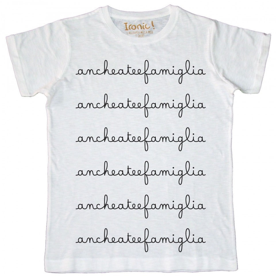 Maglia Uomo "Anche a te e famiglia"