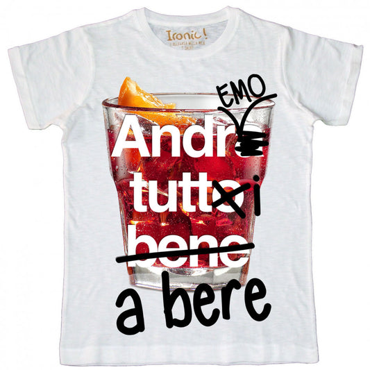 Maglia Uomo "Andremo tutti a bere"