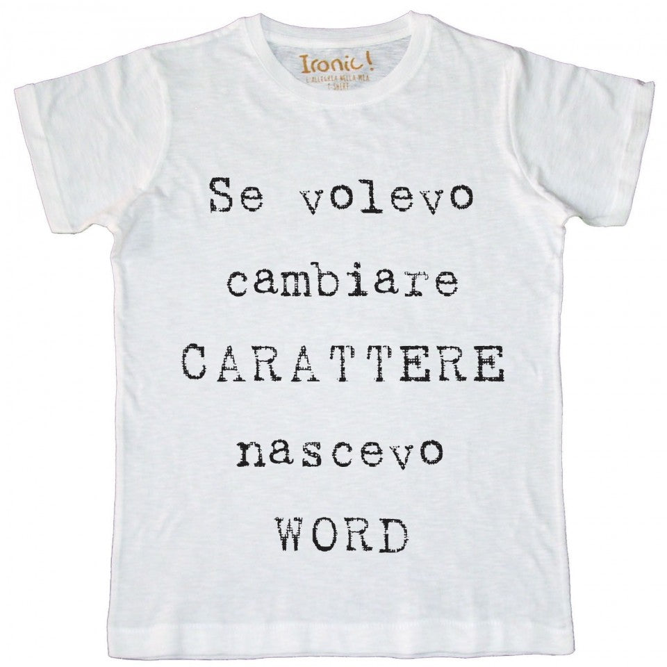 Maglia Uomo Carattere...