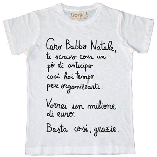 Maglia Uomo "Caro babbo Natale"