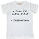 Maglia Uomo "Cosa fai nella vita? Sopravvivo"