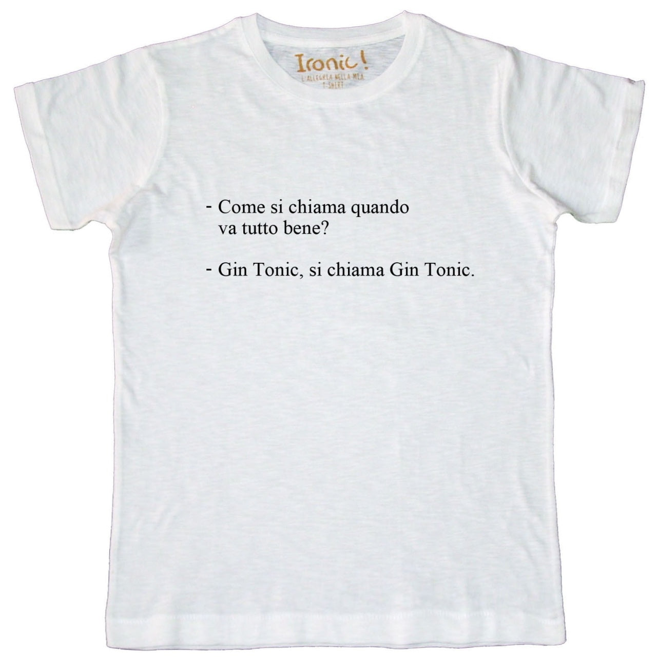 Maglia Uomo "Gin tonic, si chiama Gin tonic"