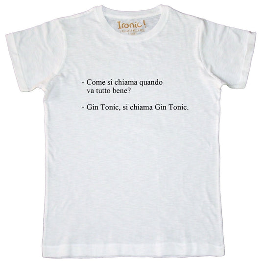 Maglia Uomo "Gin tonic, si chiama Gin tonic"