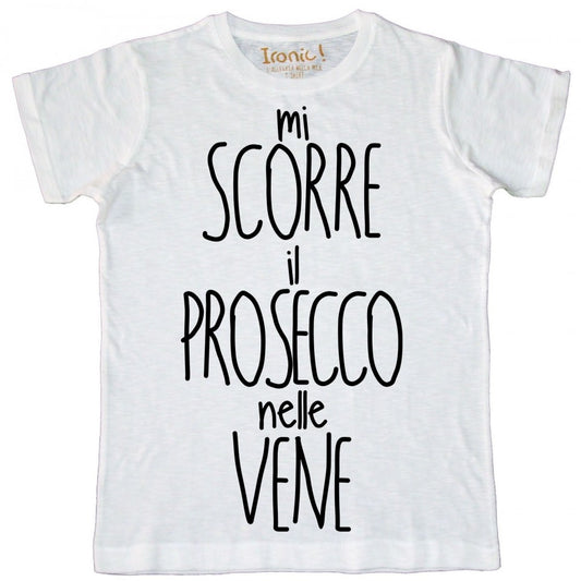Maglia Uomo "Mi scorre il prosecco nelle vene"