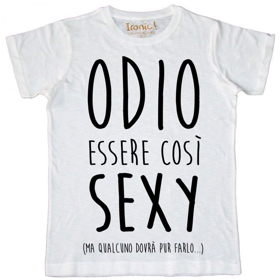 Maglia Uomo Odio Essere...