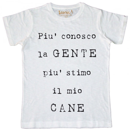 Maglia Uomo Più conosco la gente...