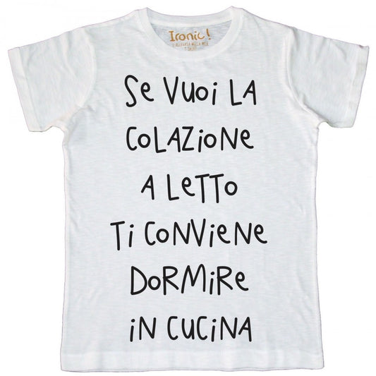 Maglia Uomo "Se vuoi la colazione..."
