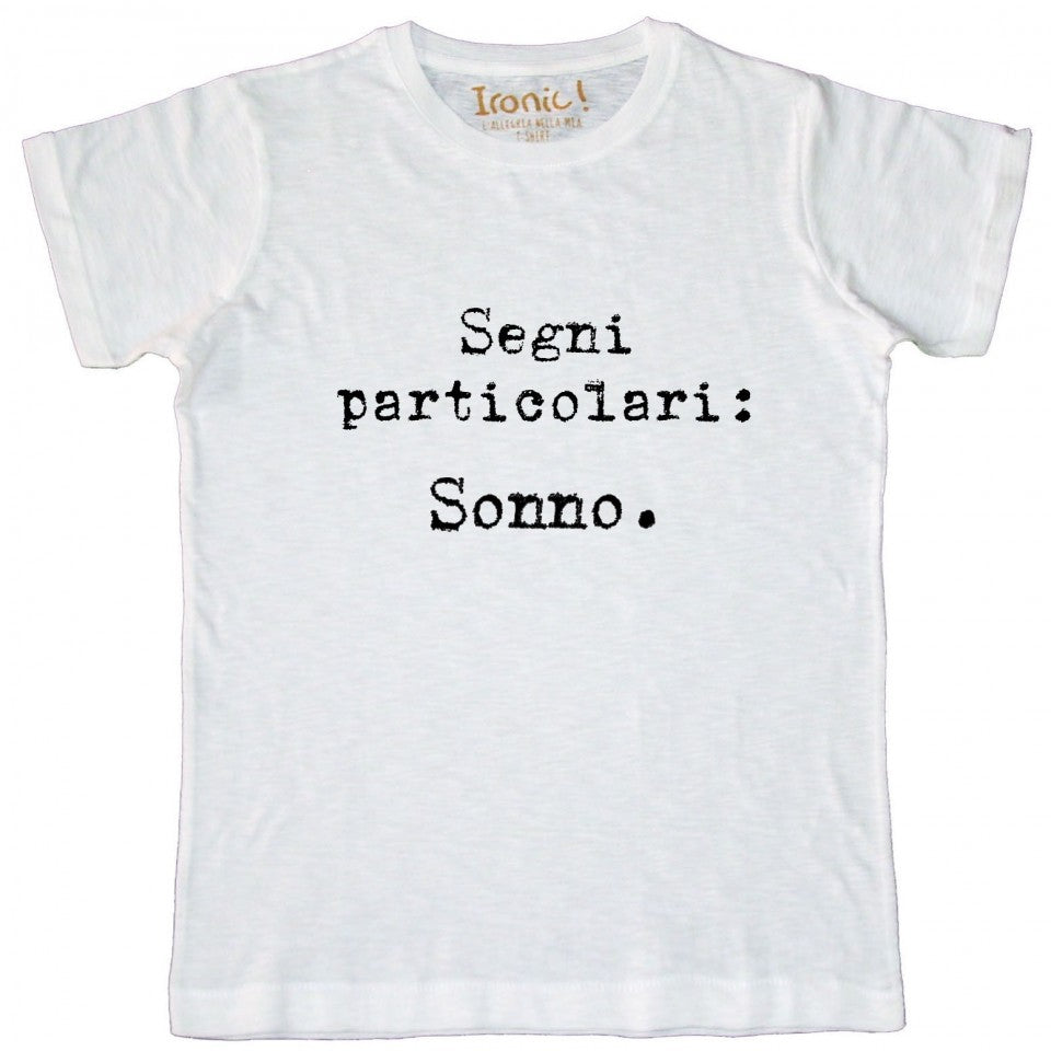 Maglia Uomo "Segni particolare: sonno"