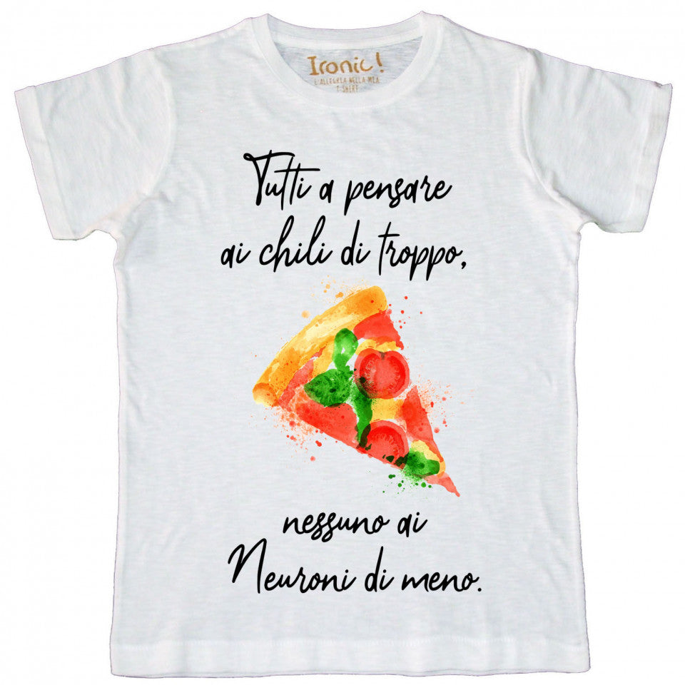 Maglia Uomo "Tutti a pensare ai chili di troppo, nessuno ai Neuroni di meno"