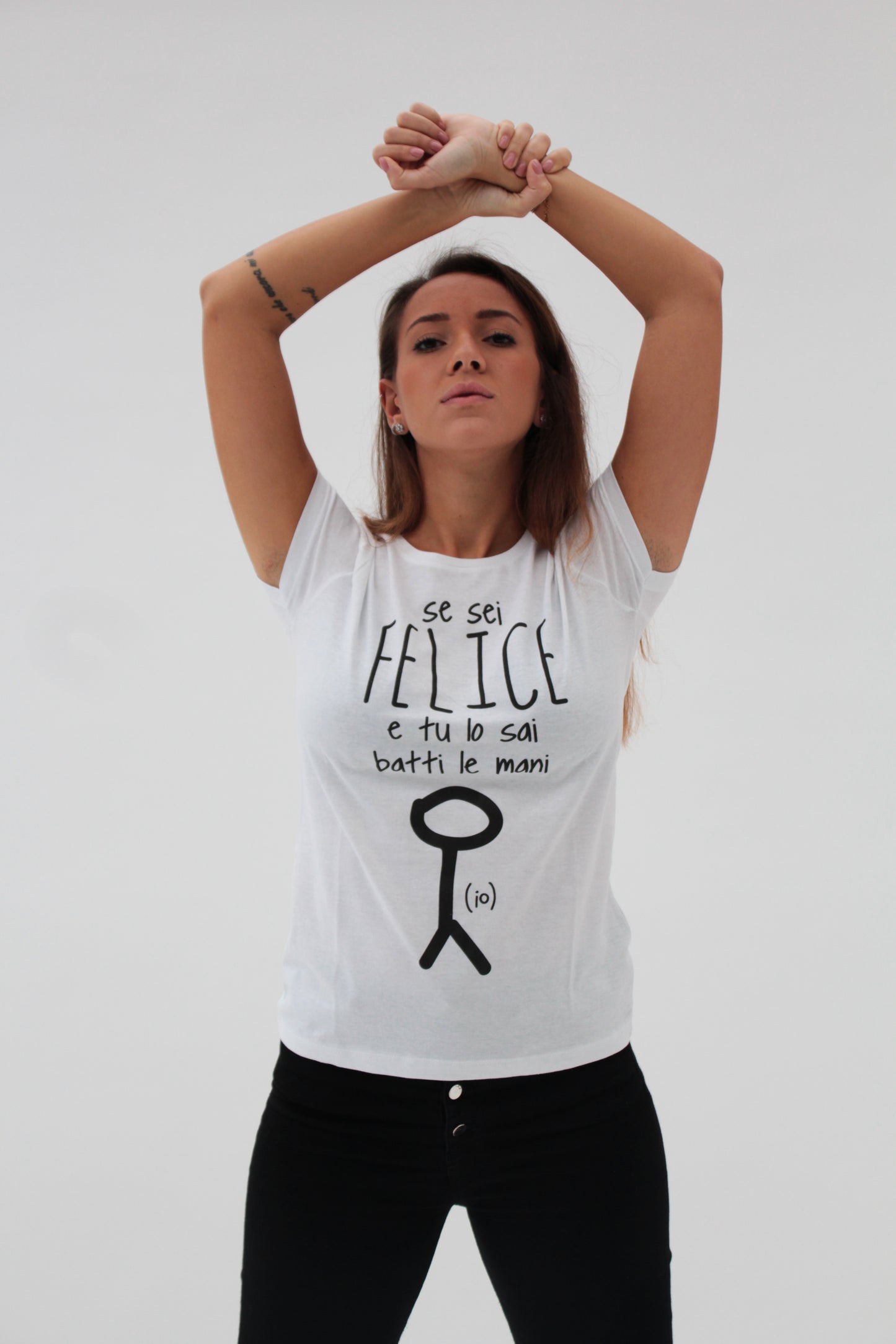 Maglia Donna "Se sei felice batti le mani"