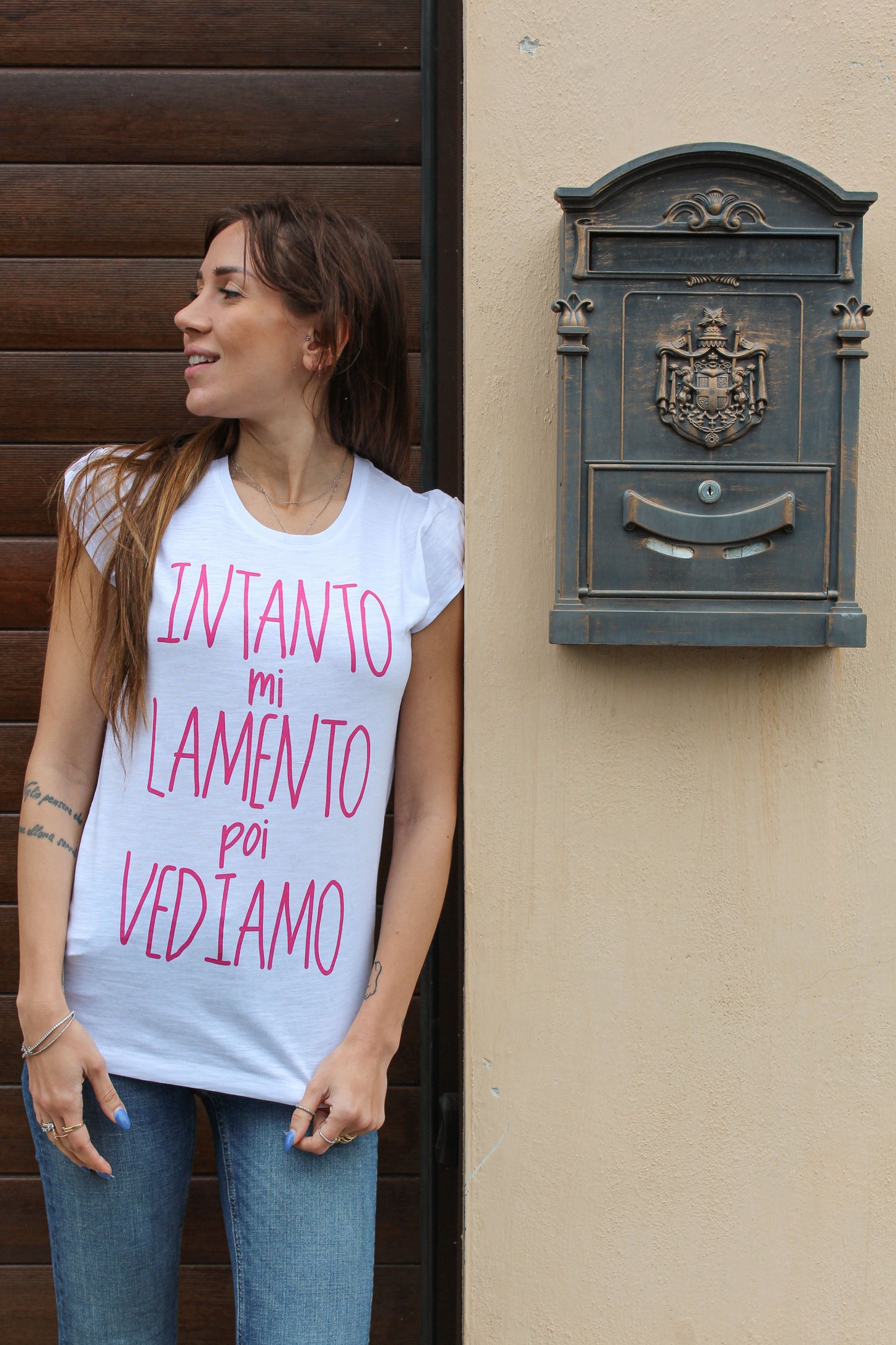 Maglia Donna "Intanto mi lamento poi vediamo"