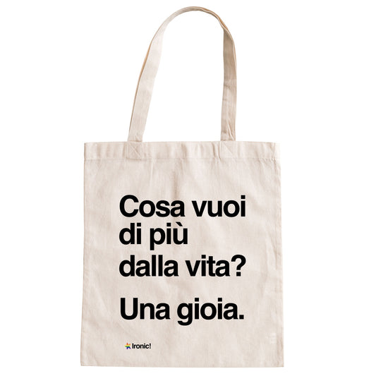 Shopper "Cosa vuoi di più dalla vita?"