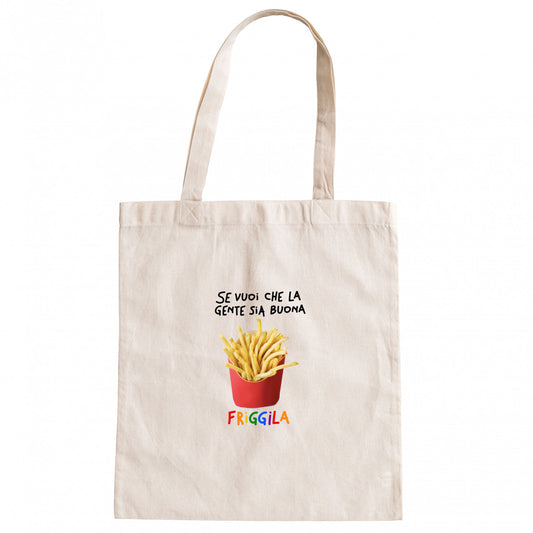 Shopper "Se vuoi che la gente sia buona friggila"