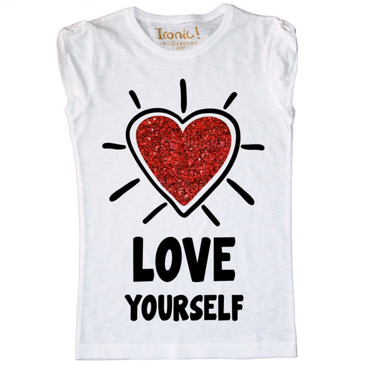 T-Shirt Bambina "Love Yourself"