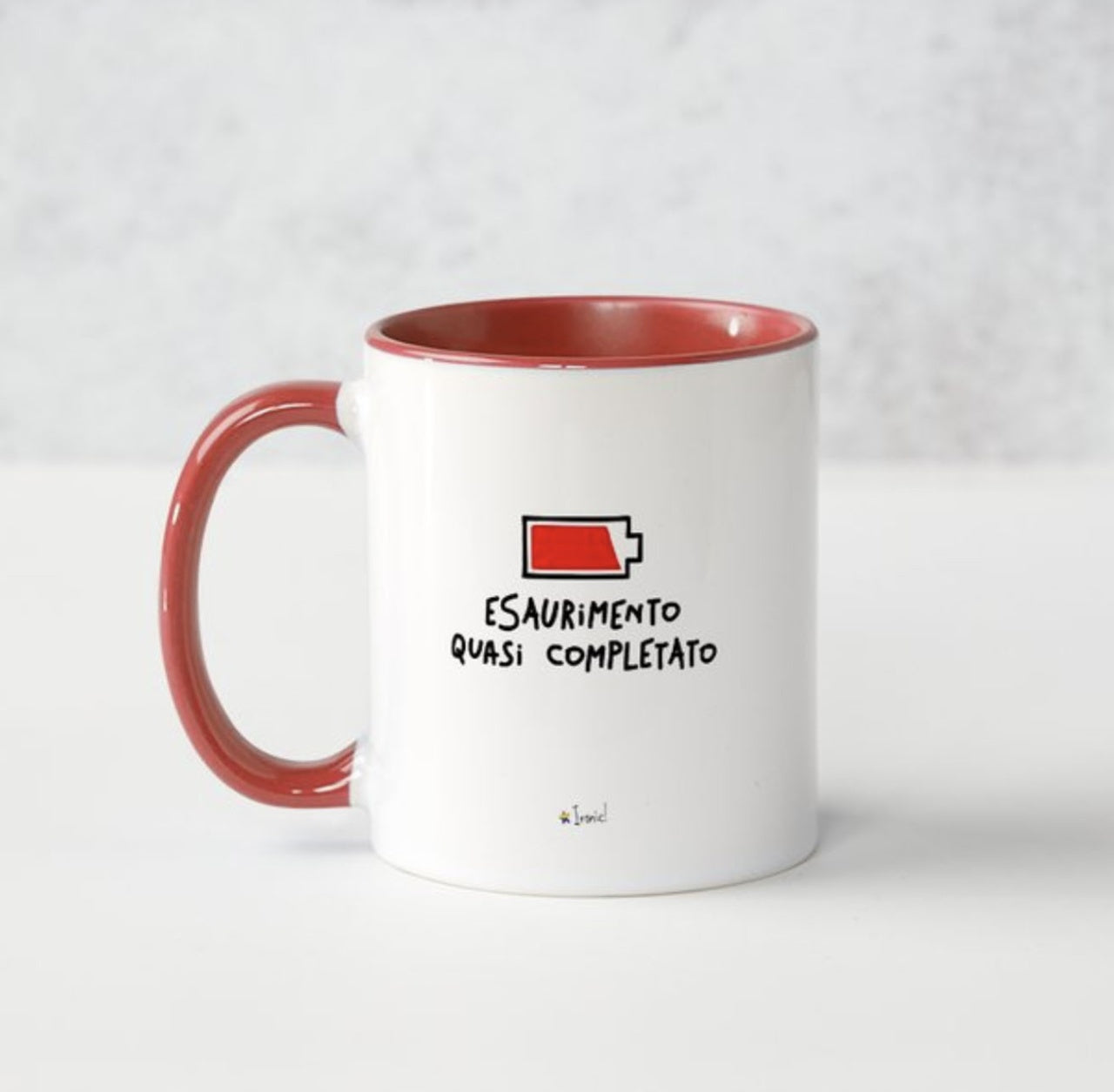 Tazza "Esaurimento quasi completato"